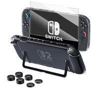 HEYSTOP Protective Cover Compatible with Nintendo Switch 2 Console Slim Hollow Bracket Design Case Shock-Absorption and Anti-Scratch Cover Skin for Nintendo Switch OLED 2025 Latest Model