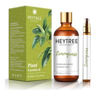 HEYTREE Lemongrass Essential Oil 150ml - Pure Natural Essential Oil for SPA Aromatherapy and Diffusers - Create a Relaxing Environment-Long Lasting Pleasantries Calming Smell