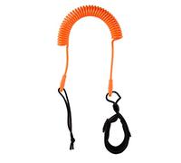 Heytur Coiled SUP Leash 10' Surfboard Leash Sup Leg Rope Strap Stand Up Paddleboard Leash (5mm Orange)