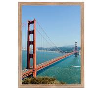 HEYTUYA 11x15 Picture Frame Rustic Brown Hanging 11x15 Frame Wall Gallery Photo Frame with Shatterproof Perspex Glass Rustic Brown