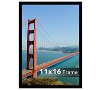 HEYTUYA 11x16 Picture Frame Black for Wall Hanging, 11 x 16 Frame, Wall Gallery Photo Frame with Shatter Resistant Plexiglass, Black