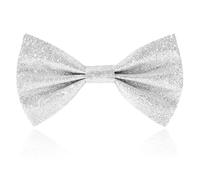 Heyu-Lotus Glitter Bow Tie Sparkling Sequin Bowtie and Adjustable Strap Buckle Shiny Glittering Pre-tied Bow tie for Men Bachelor Dance Hen Night Party Carnival Christmas Fancy Dress Stage Show