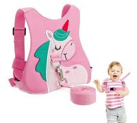 Heyu-Lotus Toddler Reins, Reins for Toddlers Girls, Toddler Reins for Walking 1-3 Years, Pink Unicorn Baby Bridle Safety Belt Backpack Toddler Anti-Lost Belt Bridle