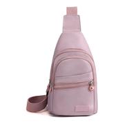 HeYuMeio Chest Bag, Women's Casual Travel Shoulder Bag, Lightweight Nylon Cloth Bag, Fashionable Chest Bag, Crossbody Bag, Backpack,A