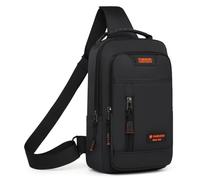 HeYuMeio Multi Purpose Backpack, Suitable for Men's and Women's Hiking and Cycling - Shoulder Bag with Headphone Jack and Leisure Bag,Black