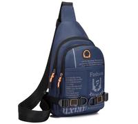 HeYuMeio Suitable for Women and Men Hiking and Cycling - A Shoulder Bag with Headphone Jack and Casual Bag,Blue