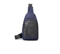 HeYuMeio Suitable for Women and Men Hiking and Cycling - A Shoulder Bag with Headphone Jack and Casual Bag,Blue