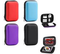 Heyumybit 4Pcs Playing Card Box,Playing Deck Cases,Waterproof Portable Card Holder for UNO Travel Camping Outdoor Gaming(Black Red Blue Purple)