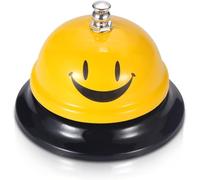 Heyumybit Call Bell,Service Bell,8.5cm Diameter 6cm Height,Reception Desk Table Service Counter Ringing,Kitchen Bar Called,Applicable To Restaurant/Hotel/Bar/School