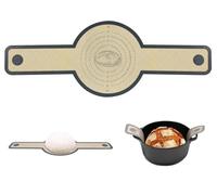 Heyumybit Silicone Baking Mat,Silicone Bread Sling for Dutch Oven with Long Handles,Reusable Dough Drop Mat for Transferring Dough,Baking Tool for Home Bakers