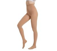HeyUU 80D Semi Opaque Tights for Women Run Resistant Women's Tights Comfortable Pantyhose with 20+ Colours (Dark beige, L/XL