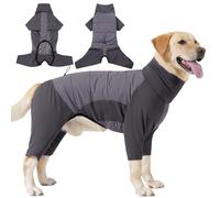 HEYWEAN Dog Fleece Coat with Legs Jumpsuit Full Body Dogs Onesie Winter Jacket Warm Dog Coats with Legs Pyjamas for Small Medium Large Dogs Fleece Jumper Winter Clothes Cold Weather Wear Pet Sweater