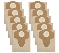 Hezane 10 Pack 20L Vacuum Dust Collection Bags/Replacement Paper Filter Bags Compatible with Einhell Wet & Dry Vacuum Cleaners BT-VC 1250S / INOX 1250S