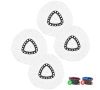Hezane 4-Pack Mop Heads Compatible with Vileda 2-in-1 Turbo | Microfiber Replacement Mop Refills for Efficient Floor Cleaning (Easy to Use)