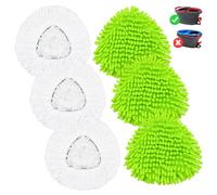 Hezane 6PCS Mop Heads Replacements for velida, Microfiber Mop refills Compatible with vileda EasyWring 1 Tank System, Dry and Wet for Cleaning All Hard-surfaced Floors