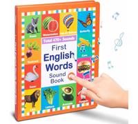 HEZDGPRFL My First English Talking Toy, Fun Word Game, and Bilingual Toy-470+ Words, 21 Themes, Suitable for Toddlers Ages 0-9
