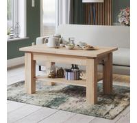 Heze Furniture Alva 2 In 1 Extending Coffee / Dining Table 110-150Cm - Sonoma Oak