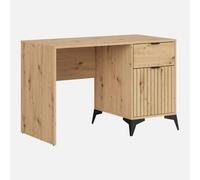 Heze Furniture Lammy Desk With Storage 120Cm - Artisan Oak
