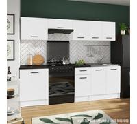 Heze Furniture Sasha 7 Unit 240Cm Modern Style Kitchen Cabinets Set