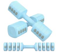 Hezeyferg Adjustable Dumbbell Set, Total 13.2LB Weights Dumbbell Set with Each 5 Levels 2.2lb/3.3lb/4.4lb/5.5lb/6.6lb, Hand Weights for Women/Men Home Office Gym Full-Body Workout (Blue)