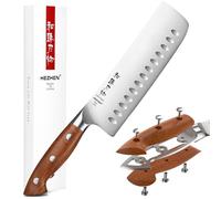 HEZHEN 7 Inches Japanese Vegetable Knife for Chefs and Home Cooking,Kitchen Knife,German High Carbon Stainless Steel Knife,Ergonomic Handle