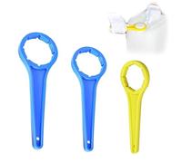 Hezhou Pack of 3 DIN 41/51/61 canister wrench, ring wrench, hand wrench, canister key, hand key for all standard 5, 10, 20, 25 and 30 litre canisters for easy opening of canisters (1)