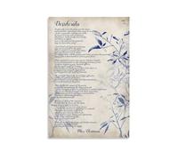 HEZLA Desiderata Poem, Desiderata Poster, Poetry Wall Art Canvas Painting Wall Art Poster for Bedroom Living Room Decor 12x18inch(30x45cm) Unframe-style