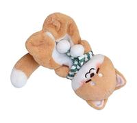 Hezudiay Cute Pencil Case - Soft Dog Design Stationery Storage Bag - Plush Pen Case - For Sticky Notes Eraser Ruler Marker Lipsticks Headphones School College Class, , see description, See