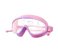 Hezudiay Kids Swimming Goggles, Silicone Nose Bridge Clear Vision, HD Anti-Fog Waterproof Adjustable Safety Equipment Protection For Snorkeling Diving Beach Lake Competition