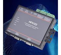 HF-5122 Dual Serial Port to Ethernet Server RS232 RS485 RS422 with 5-36VDC Power, MIPS MCU eCos OS, TCP/IP Telnet Protocol Support, TLS AES DES3 Encryption, Web OTA Upgrade, 2-Way Ethernet Interfaces,