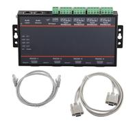 HF - 5142B Serial Server, 4 - Port RS232/485/422 to Ethernet Converter, Industrial Grade with Watchdog Circuit, Wide Voltage 5-36V for Access Control, Power Monitoring, Vending S