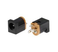 HF Mont 10PCS DC-012 DC Power Jack Socket Connector DC012 5.5 * 2.1mm 5.5X2.5MM Socket 180 Feet Vertical(5.5X2.1MM)