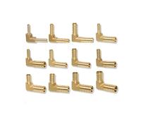 HF Mont 4 6 8 10 12 14 16 19 Mm Hose Barb 90 Degree Elbow Reducer Brass Hosetail Pipe Fitting Connector Home Garden Water Air Oil(16mm to 12mm)