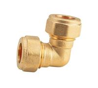 HF Mont Compression Fitting for 6-54mm Tube Brass Ferrule Union Equal Reducing Elbow Ferrule-Type Compression Joint Water Gas Fuel(8mm)
