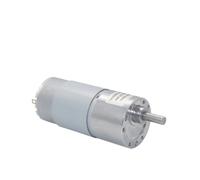 HF Mont JGB37-555 High Torque Reduction Motor DC Reduction Motor DC 6V 12V 24v Low Speed Motor Forward And Reverse(Bracket and Motor,7RPM,12V)