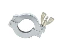 HF Mont KF10 KF16 KF25 KF40 KF50 NW Flange Aluminum Vacuum Quick Clamp Pipe Fitting with Or Without Bracket + NBR O-Ring(Without,Aluminum Alloy_KF50 K75MM)