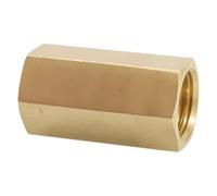 HF Mont M3 M4 M5 M6 M8 M10 M12 M14 M22 Metric Female Brass Hex Rod Coupler Pipe Fitting Connector Adapter Water Gas Oil(M22x1.5x1l2 BSP)