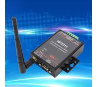 HF2211 Industrial Serial Server RS232 RS485 Ethernet Converter With TLS AES Encryption For Modbus TCP SCADA Automation