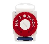 HF3 Hearing Aid Filters - Earwax Protector - Block Wax and Protect Hearing Aid - HF3 Black cerume filter (Red)