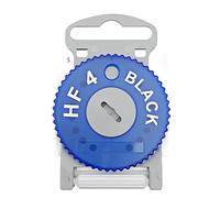 HF4 Hearing Aid Filter - Earwax Protection - Blocks Wax and Protects Hearing Aid - HF4 Black Cerume Filter (Blue)