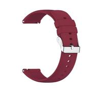 HFBZVAFC 16mm 18mm 20mm 22mm 24mm Silicone Watch Strap Male/Female Universal Replacement Wristband(Wine red,24mm)