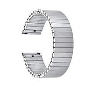 HFBZVAFC Elastic Watch Strap, Quick-release Stainless Steel Strap, Black/silver, XS/S/L, Sizes 18mm/20mm/22mm.(Silver S,16mm)