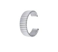 HFBZVAFC Watch Strap 14mm 16mm 18mm 20mm 22mm Stainless Steel Elastic Strap Watch Accessories Unisex Wristband(Silver - glossy,22mm)