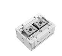 HFD8X8/8X15/8X30/12X10/12X25/12X50/16X30/16X60 Air Claw Guide Rail Sliding Table Clamping Finger Cylinder 1Pcs(HFD25x40)