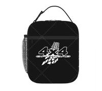 HFDGFJKKL Backpack 4X4 Off Road Pattern Reusable Portable Cooler Thermal Lunch Box Oxford Bento Tote for Work Travel Festival gift