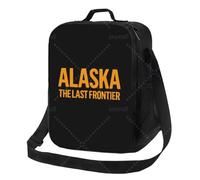 HFDGFJKKL Backpack Alaska The Last with Adjustable Shoulder Strap Reusable Thermal Bento Tote for Work Picnic Beach Festival gift