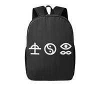 HFDGFJKKL Backpack Bad Omens Is An American Metalcore Woman s Boys Girls Bookbag Children School Bags Portability Rucksack Shoulder Bag Halloween and Christmas gifts