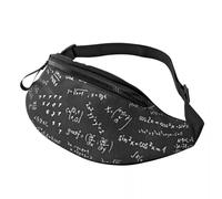 HFDGFJKKL Backpack Blackboard With Numbers Math Formulas Mathematics Equations Waist for Women Men Crossbody Fanny Pack Running Phone Pouch Festival gift