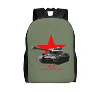 HFDGFJKKL Backpack Custom IS-2 Iosif Stalin Tank s Women Men Casual Book for School College Soviet Union Urss War Festival gift