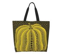 HFDGFJKKL Backpack Funny Yayoi Kusama Pumkin Shopping Tote Reusable Abstract Painting Canvas Grocery Shopper Shoulder Festival gift